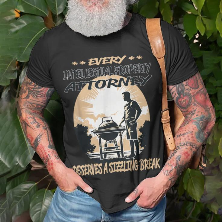 Intellectual Property Attorney Bbq Chef Or Grill Fun T-Shirt Gifts for Old Men