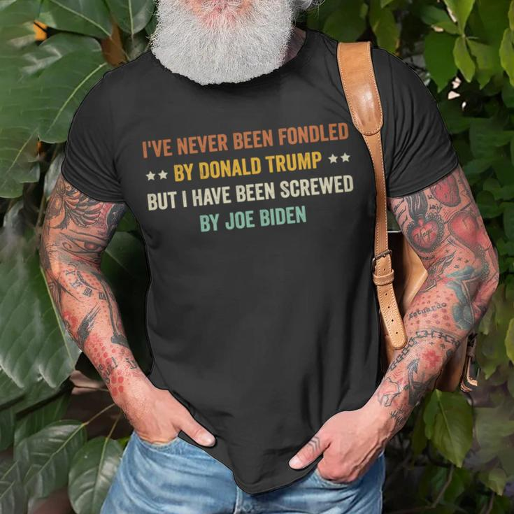 Ive Never Been Fondled By Donald Trump But I Have Been Unisex T-Shirt Gifts for Old Men