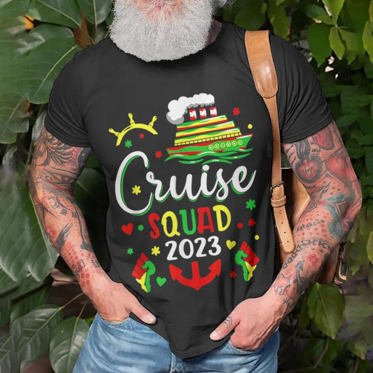 Junenth Cruise Squad 2023 Family Friend Travel Group Unisex T-Shirt Gifts for Old Men