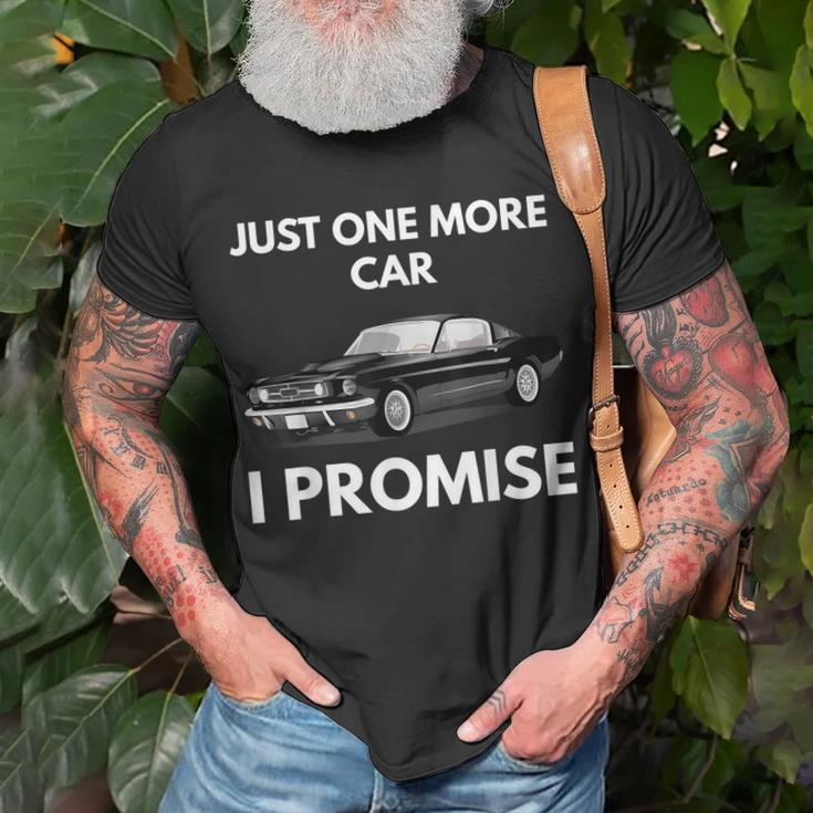 Just One More Classic Muscle Car I Promise T-shirt Gifts for Old Men