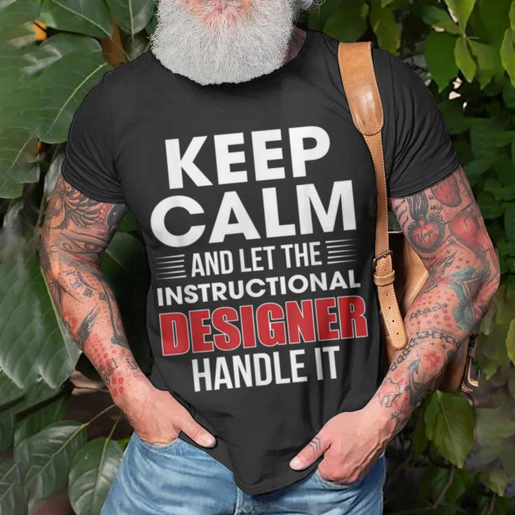 Keep Calm And Let The Instructional er Handle It Png T-Shirt Gifts for Old Men