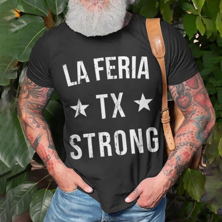 La Feria Tx Strong Hometown Souvenir Vacation Texas T-Shirt Gifts for Old Men