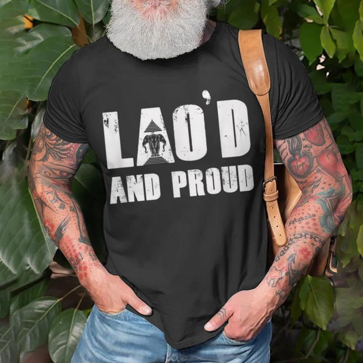 Lao'd And Proud Loud Vientiane Laotian Laos T-Shirt Gifts for Old Men