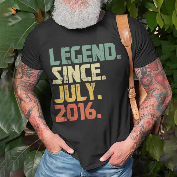 Legend Since July 2016 Gift Born In 2016 Gift Unisex T-Shirt Gifts for Old Men