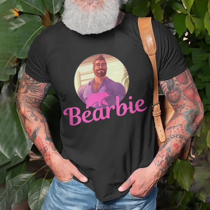 Lgbt Daddy Bearbie Gay Pride Month - Handsome Bear Cub Dad Unisex T-Shirt Gifts for Old Men