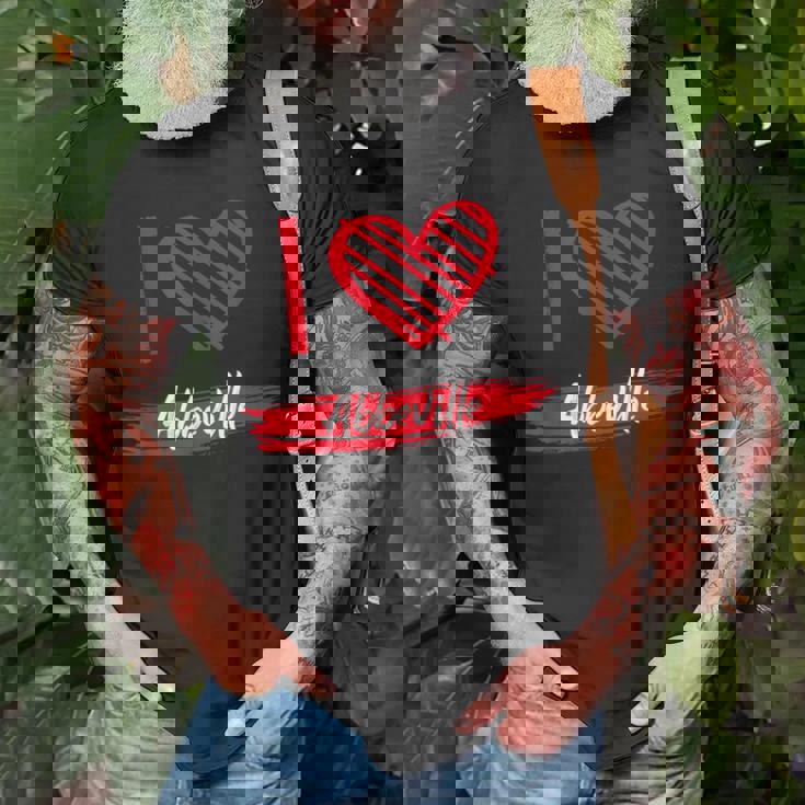 I Love Abbeville I Heart Abbeville T-Shirt Gifts for Old Men