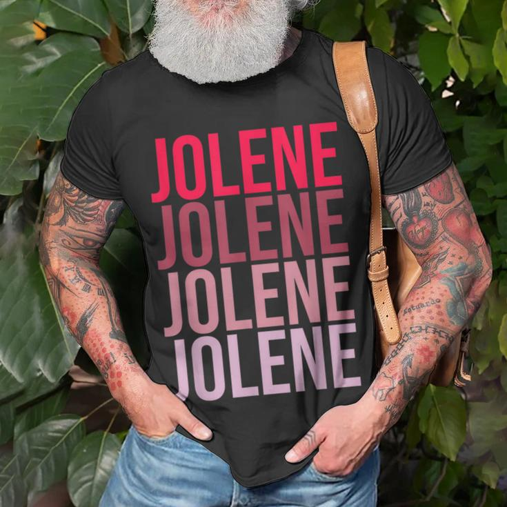 I Love Jolene First Name Jolene T-Shirt Gifts for Old Men