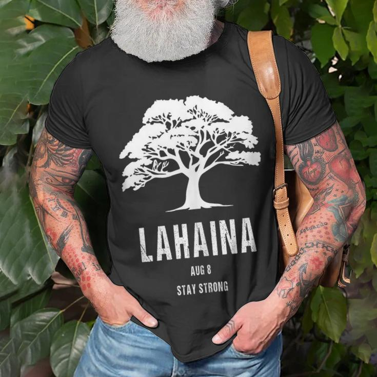 Maui Hawaii Strong Maui Wildfire Lahaina Survivor T-Shirt Gifts for Old Men