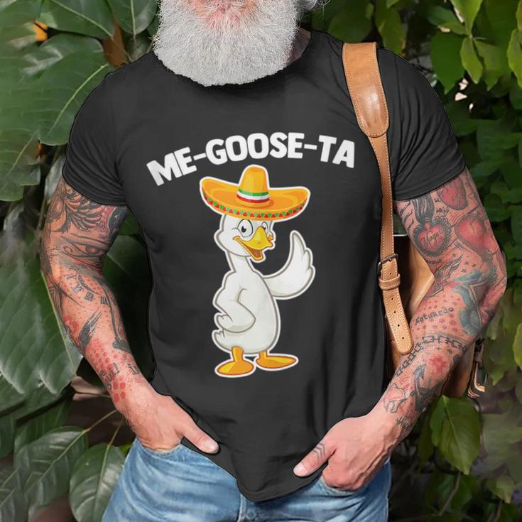 Me-Goose-Ta - Funny Saying Goose Mexican Latino Cool Spanish Unisex T-Shirt Gifts for Old Men