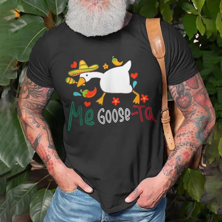 Me Goose Ta Mexican Funny Spanish Goose Meme Cincode Mayo Unisex T-Shirt Gifts for Old Men