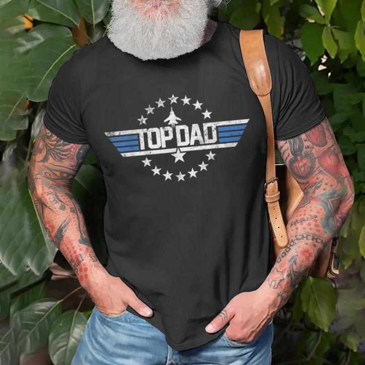 Mens Christmas Birthday Gift For Top Dad Birthday Gun Fathers Da Unisex T-Shirt Gifts for Old Men