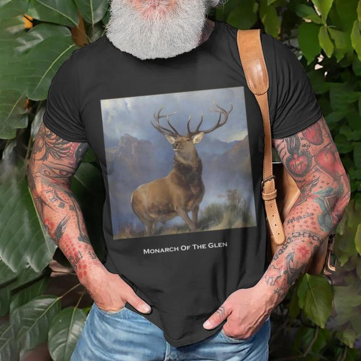 Monarch Of The Glen Painting By Landseer T-Shirt Gifts for Old Men