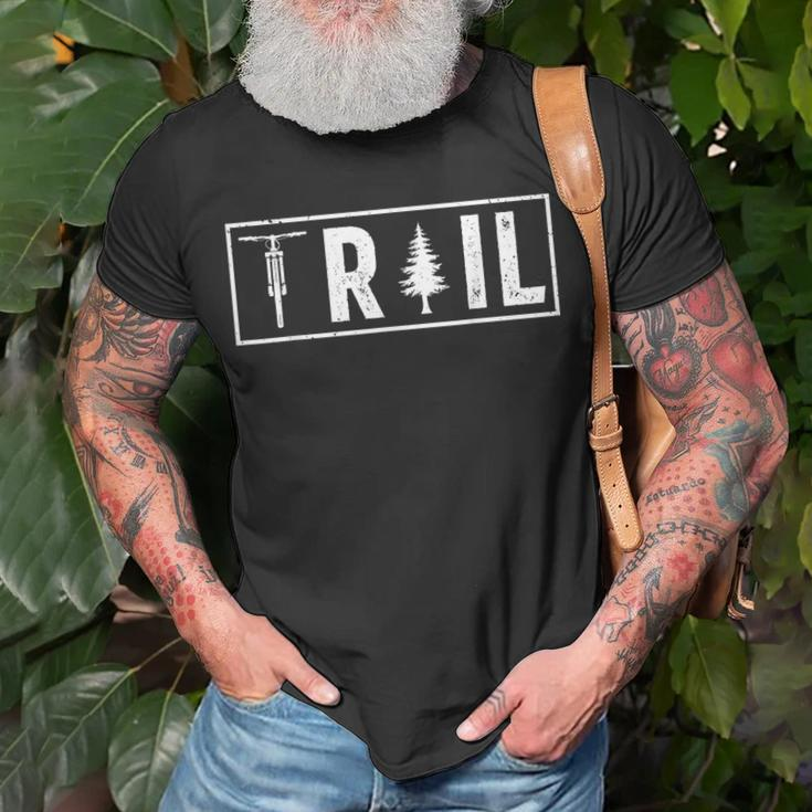 Mountain Biking Trail Biking Bike Lover Unisex T-Shirt Gifts for Old Men