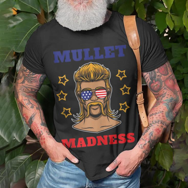 Mullet Madness - Mullet Pride Funny Redneck Mullet Unisex T-Shirt Gifts for Old Men