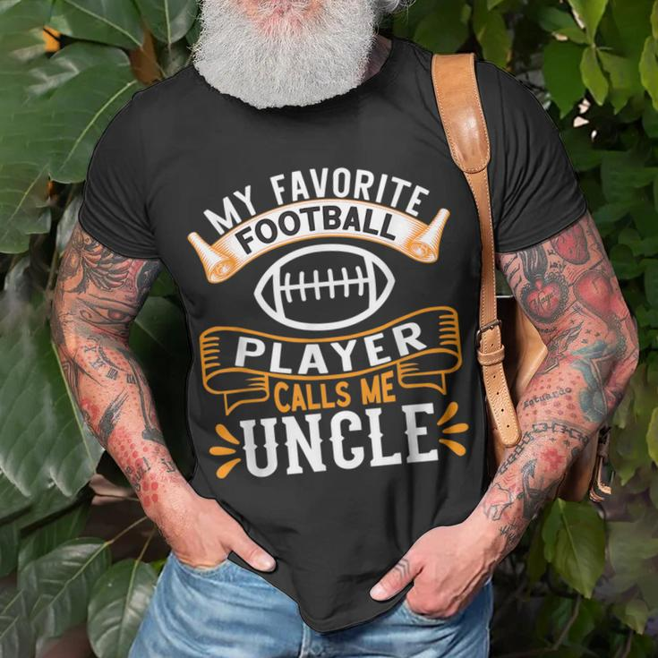 My Favorite Football Player Calls Me Uncle - Usa Football Unisex T-Shirt Gifts for Old Men