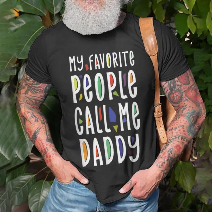 My Favorite People Call Me Papa For Grandpa Fathers Unisex T-Shirt Gifts for Old Men