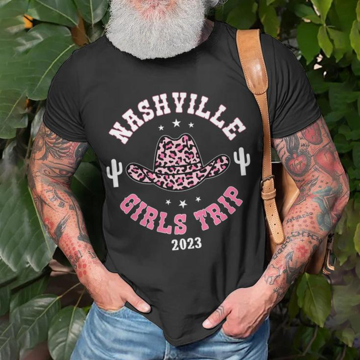 Nashville Girls Trip 2023 Western Country Southern Cowgirl Girls Trip Funny Designs Funny Gifts Unisex T-Shirt Gifts for Old Men