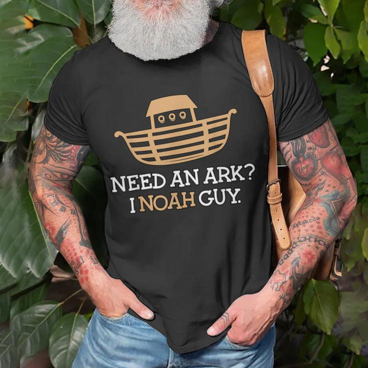Need An Ark I Know Noah Guy T-Shirt Gifts for Old Men