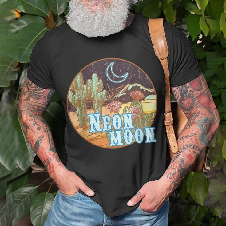Neon Moon 90S Country Western Cowboy Cowgirl Unisex T-Shirt Gifts for Old Men