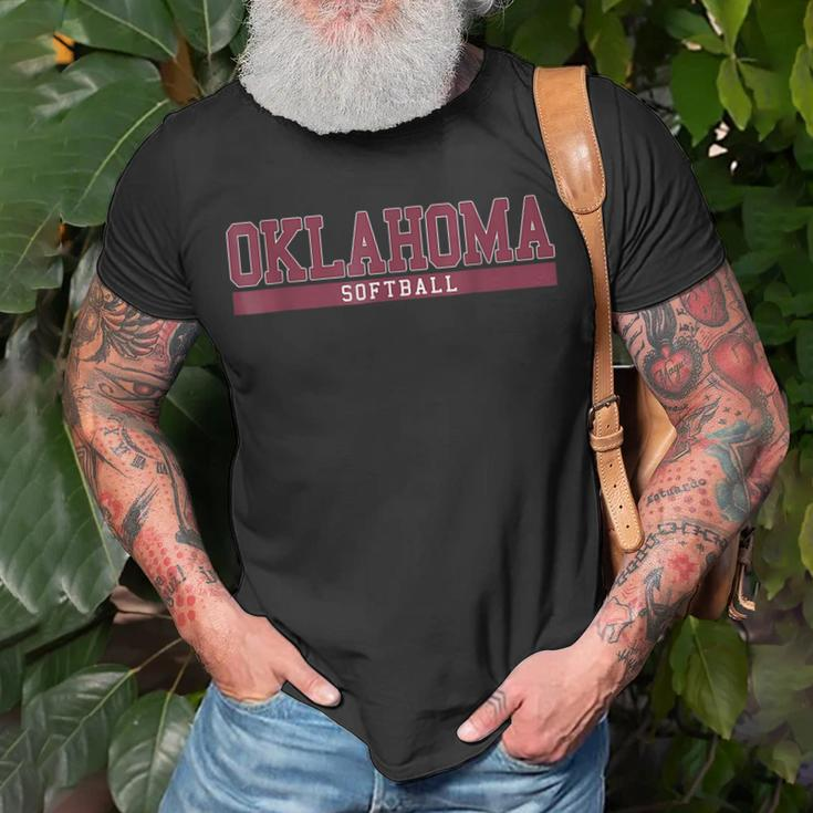 Oklahoma Softball Coach Outfit Softball Player Unisex T-Shirt Gifts for Old Men
