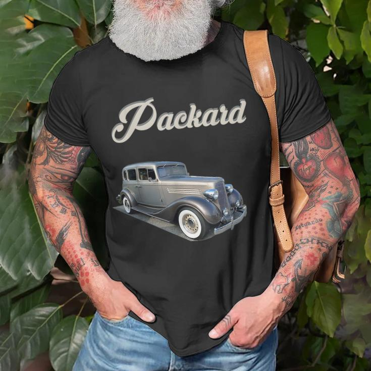 Packard Antique Car Unisex T-Shirt Gifts for Old Men