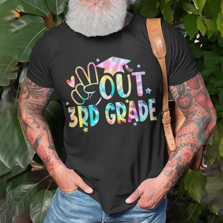 Peace Out 3Rd Grade Last Day Of School 2023 Graduation Unisex T-Shirt Gifts for Old Men
