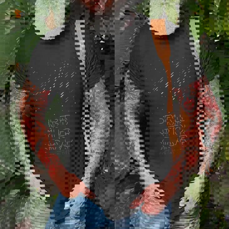 Perseid Meteor Shower Swift-Tuttle Comet Apparel T-Shirt Gifts for Old Men