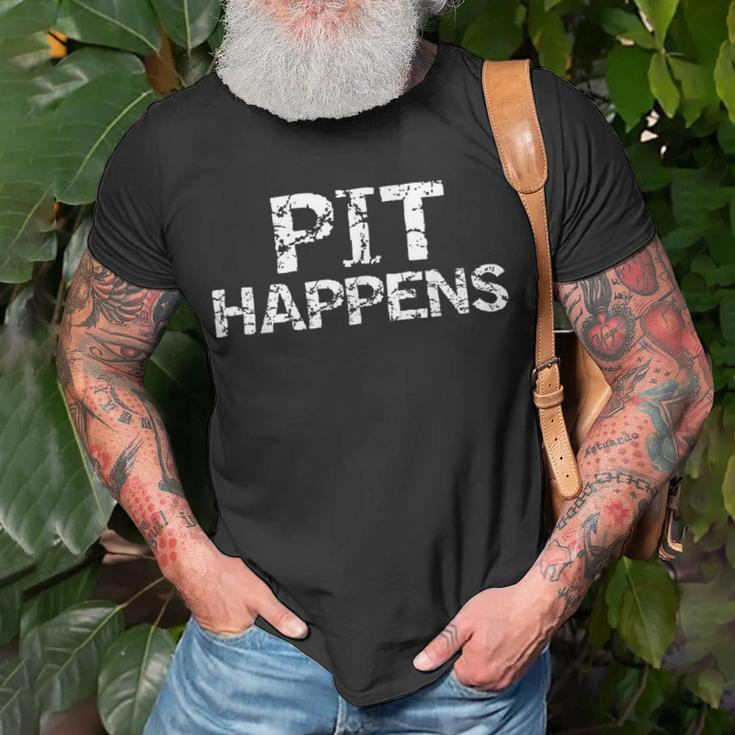 Pit Happens Marching Band Pun For Men T-Shirt Gifts for Old Men