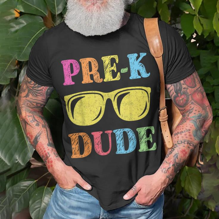 Pre-K Dude Back To School First Day Of Preschool T-Shirt Gifts for Old Men