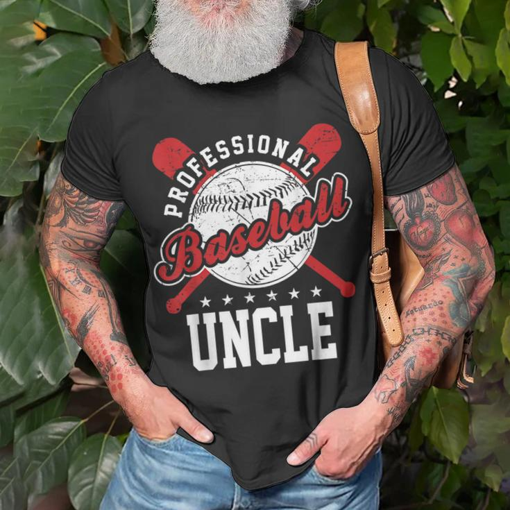 Professional Baseball Uncle Team Sport Unisex T-Shirt Gifts for Old Men