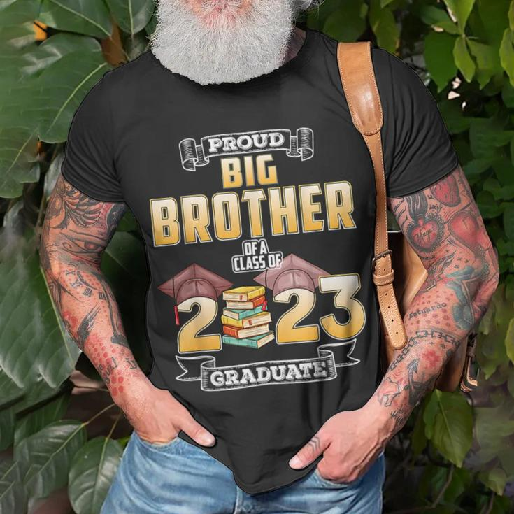 Proud Big Brother Of A Class Of 2023 Graduate Graduation Men Unisex T-Shirt Gifts for Old Men