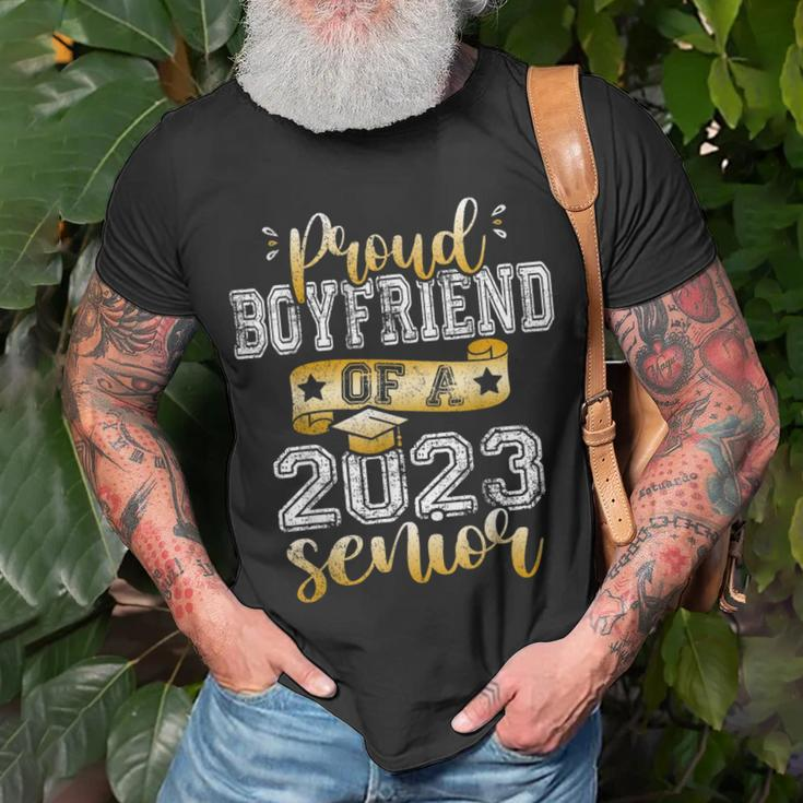 Proud Boyfriend Of A 2023 Senior Class Of 2023 Graduate Unisex T-Shirt Gifts for Old Men