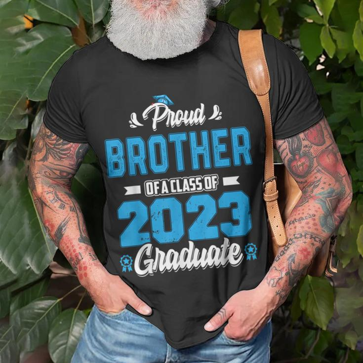 Proud Brother Of A Class Of 2023 Graduate Graduation Men Unisex T-Shirt Gifts for Old Men
