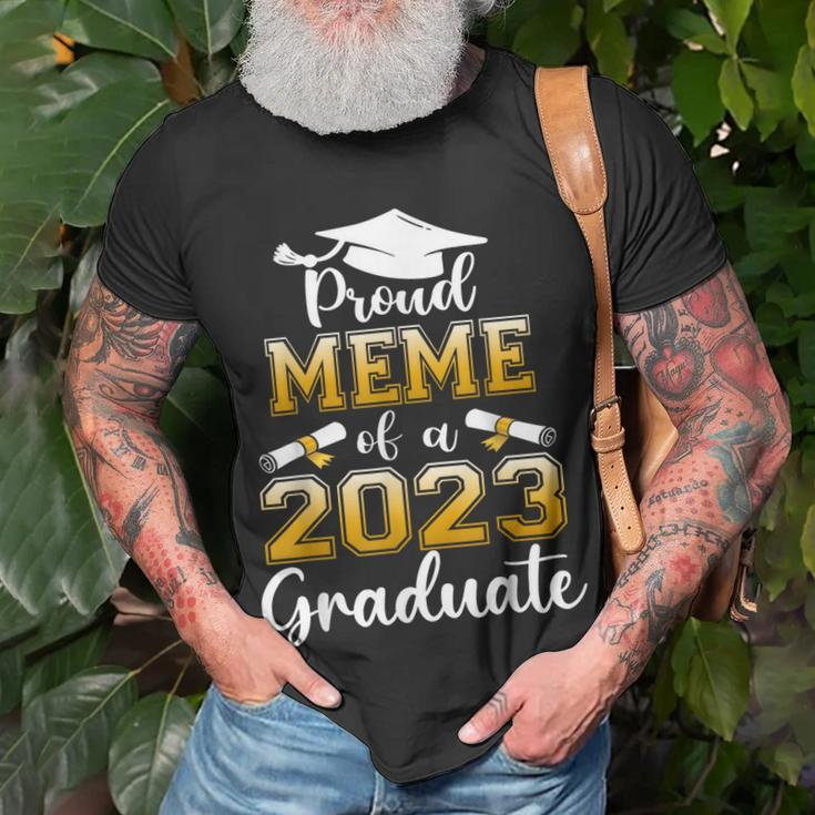 Proud Meme Of A Class Of 2023 Graduate Senior 23 Unisex T-Shirt Gifts for Old Men