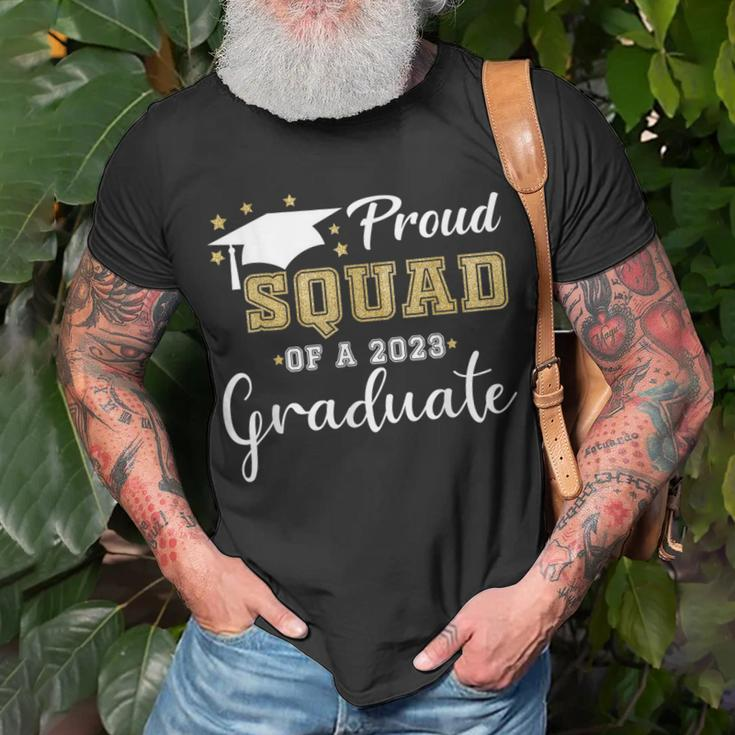 Proud Squad Of A 2023 Graduate Class 2023 Senior 23 Unisex T-Shirt Gifts for Old Men