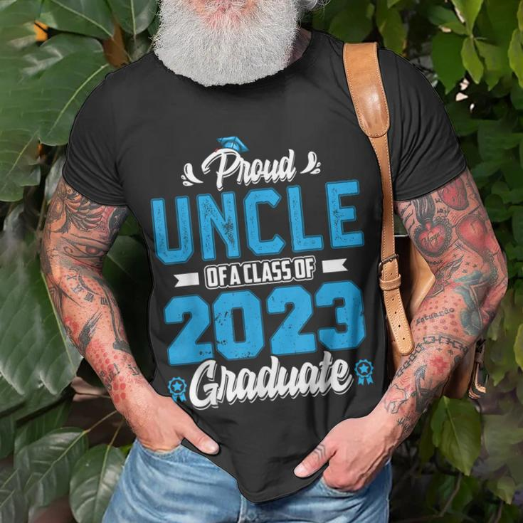 Proud Uncle Of A Class Of 2023 Graduate Graduation Party Men Unisex T-Shirt Gifts for Old Men