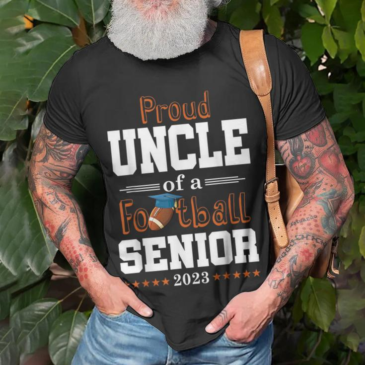 Proud Uncle Of A Football Senior 2023 Class Of 2023 Unisex T-Shirt Gifts for Old Men