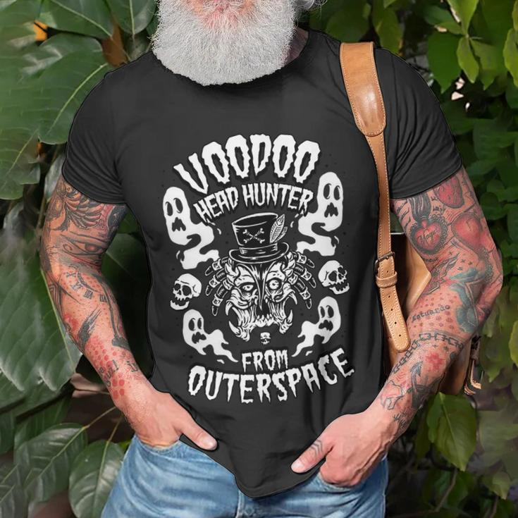 Psychobilly Horror Punk Rock Hr Voodoo Alien Alien T-Shirt Gifts for Old Men