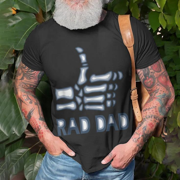 Rad Dad Skeleton Radiology Tech Funny Xray Fathers Day Gift For Mens Unisex T-Shirt Gifts for Old Men