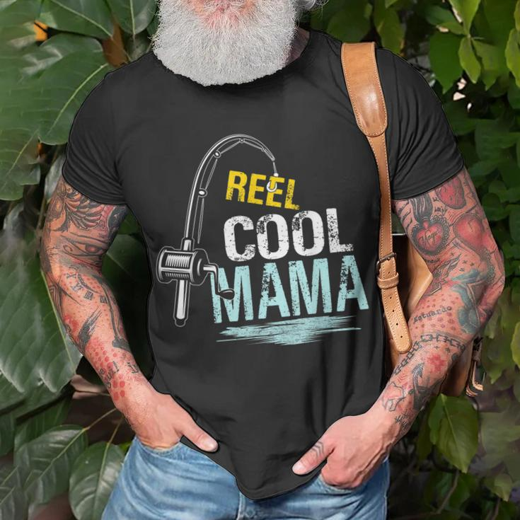 Reel Cool Mama Fishing Fisherman Funny Retro Gift For Women Unisex T-Shirt Gifts for Old Men