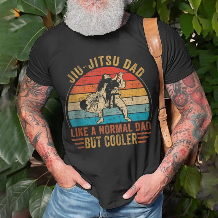 Retro Jiu Jitsu Dad Bjj Men Fathers Day Vintage Unisex T-Shirt Gifts for Old Men