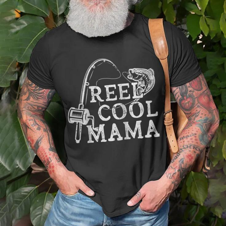 Retro Reel Cool Mama Fishing Fisher Mothers Day Gift For Women Unisex T-Shirt Gifts for Old Men