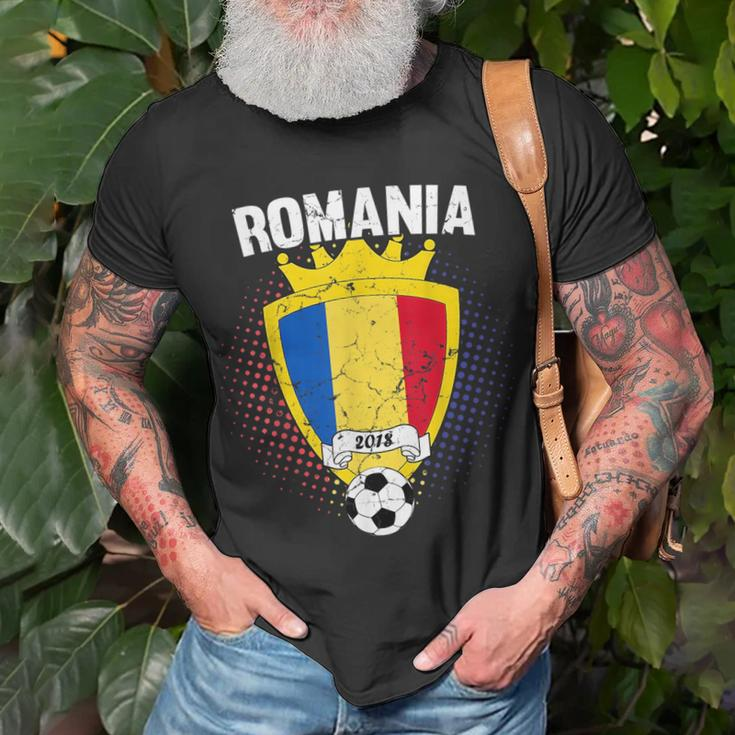 Romania Soccer 2018 Romanian Flag National Team Cup Unisex T-Shirt Gifts for Old Men