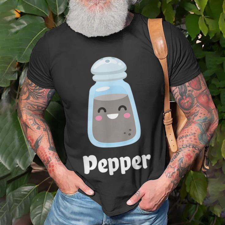 Salt & Pepper Matching Couple Halloween Best Friends Cute T-Shirt Gifts for Old Men