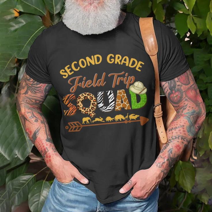Second Grade Students School Zoo Field Trip Squad Matching Unisex T-Shirt Gifts for Old Men