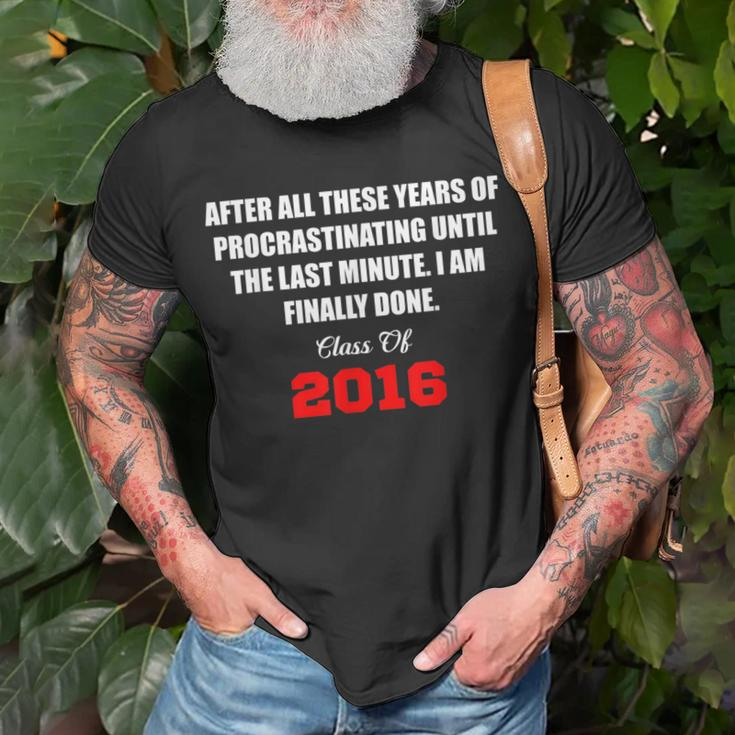Senior Class Of 2016 Graduation S T-Shirt Gifts for Old Men
