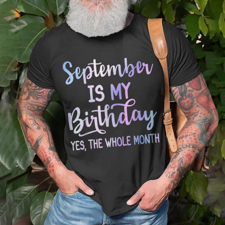 Birthday Month Gifts, September Birthday Shirts