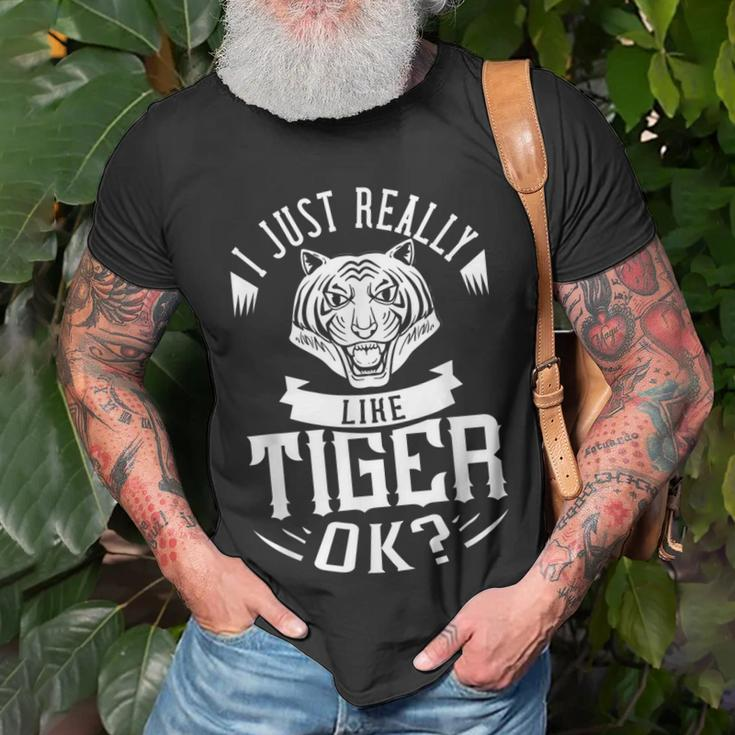 Siberian Tiger Bengal Sumatran T-Shirt Gifts for Old Men
