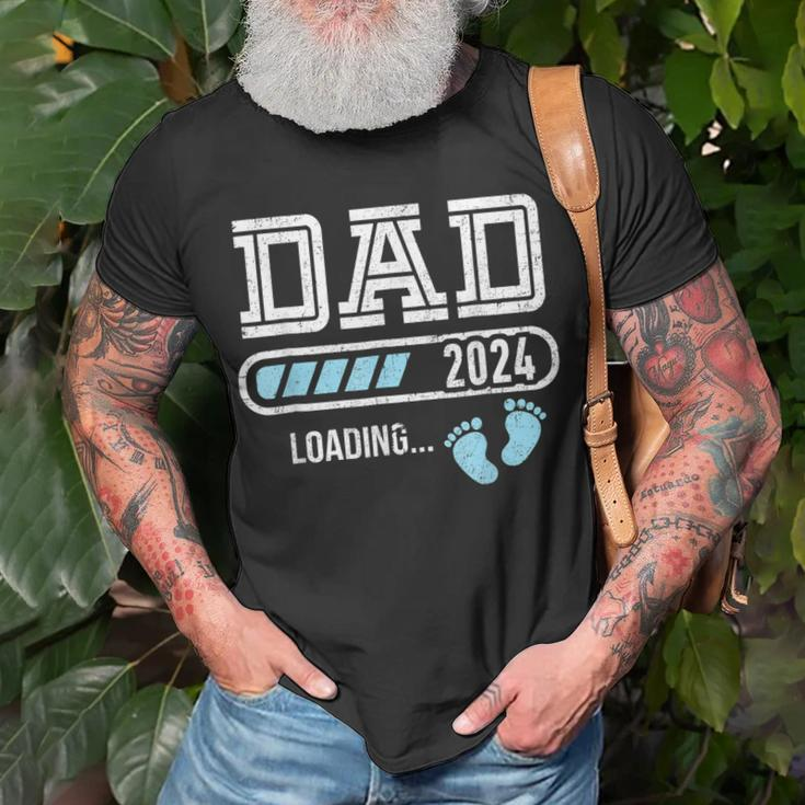Soon To Be Dad Est 2024 Fathers Day New Dad Vintage Mens Unisex T-Shirt Gifts for Old Men