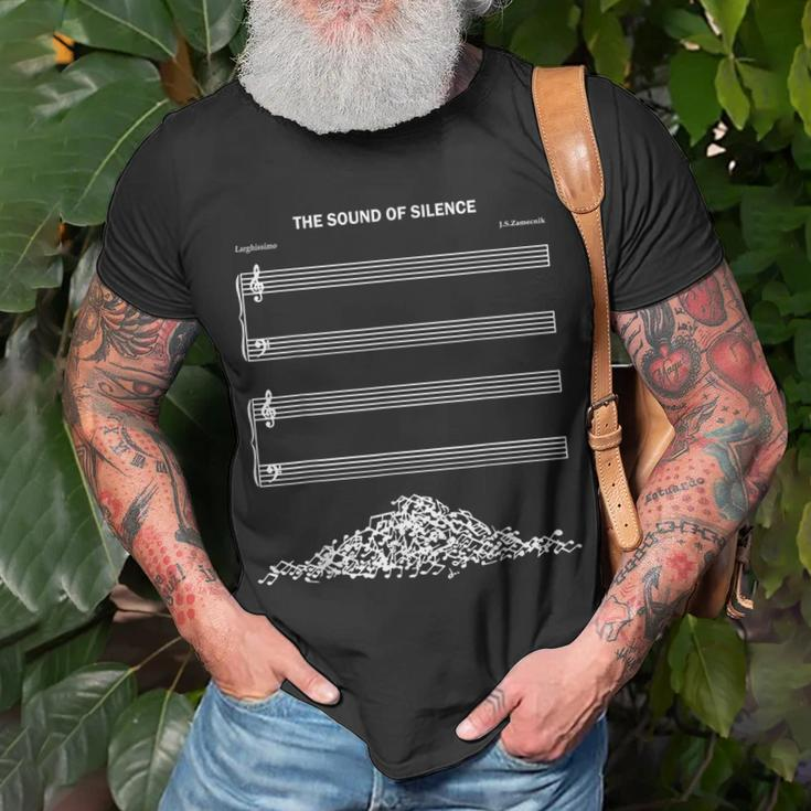 The Sound Of Silence Music Lover T-Shirt Gifts for Old Men